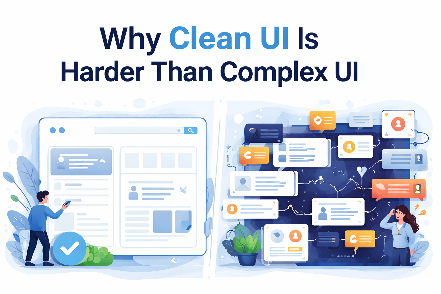 Why Clean UI Is Harder Than Complex UI